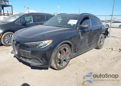 2022 Alfa Romeo Stelvio Veloce Ti Awd from USA, damaged, VIN ZASPAKBN2N7D32009